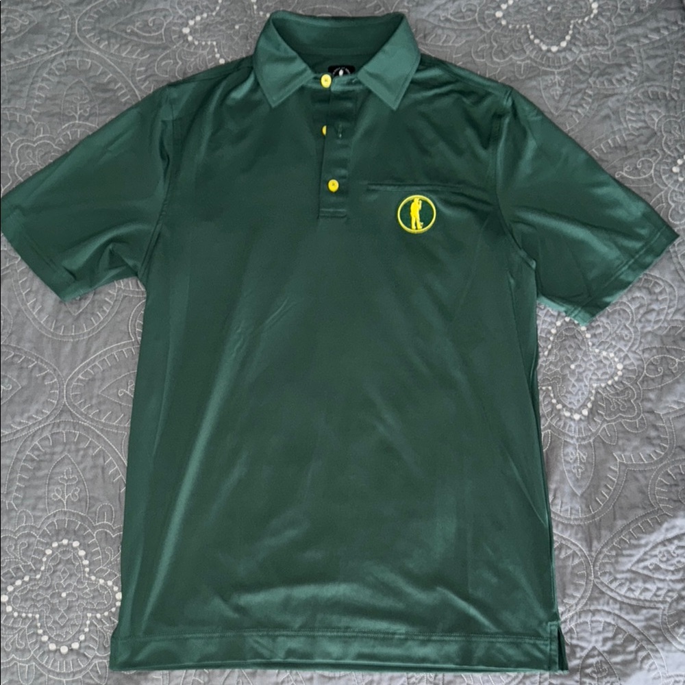 Men’s U Suck At Golf Forest Green Polo Shirt - S